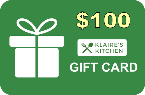 $100 Klaire's Kitchen Gift Card