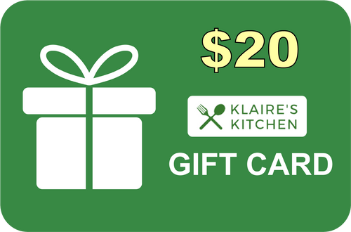 $20 Klaire's Kitchen Gift Card